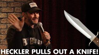 Heckler Pulls A Knife On Josh Wolf! | Crowd Work