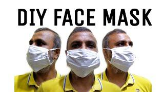 DIY FACE MASK || HAND STITCHED || EASY TO MAKE || JATINDER SAINI ||