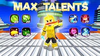 Power Of Max Talents in Bedwars | Blockman Go Bedwars