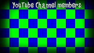 YouTube channel member shoutout template