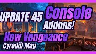 ESO HUGE CHANGES Console Addons, New Cyrodiil, Mount Speed Buff Update 45 Base Game Quick Rundown