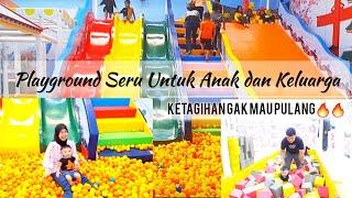 Mandi Bola Main Seluncuran Warna Warni Sepuasnya Super SERU‼️ di Playground MTC Panan