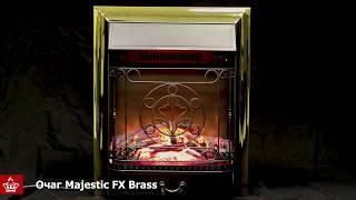 Royal Flame Majestic FX Brass - видео-обзор электрокамина