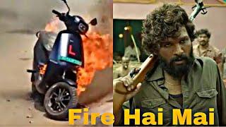 Ola Electric Catches Fire | ola electric scooter fire  #olaelectricfire #olaelectricscooterfire