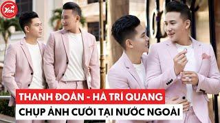 Thanh Đoàn - Hà Trí Quang đi chụp ảnh cưới ở nước ngoài, về đến nhà hai con khóc như mưa