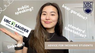 everything you need to know as an incoming ubc (sauder) student | tips from a 4th yr business major