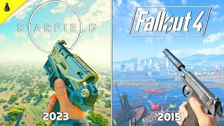 Starfield vs Fallout 4 - Details and Physics Comparison