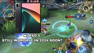 XIAOMI PAD 5 || GAMING TEST MOBILE LEGENDS || STILL GOOD PERFORMANCE IN 2024