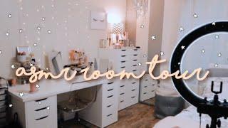 ASMR whispered bedroom and vanity tour