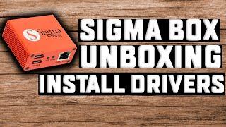 SIGMA BOX UNBOXING, INSTALL DRIVERS
