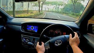 Driving POV TOYOTA NEW CALYA 1.2 G A/T 2023 | Test Drive Kota & Tol | Acceleration & Handling (ASMR)