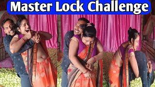 Master lock  challenge ll husband wife master lock challenge ll @sangeetaanoopvlog