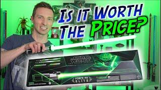 NEW! Yoda Force FX Elite Lightsaber!! Is It Worth the Money??