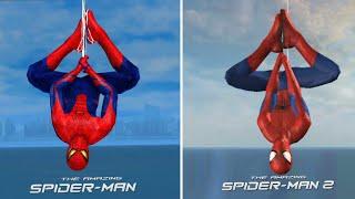 Web Hanging Comparison | The Amazing Spider-Man 1 vs The Amazing Spider-Man 2 | Android!