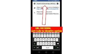 Locked FB Account Get Code Option to Identity Option URL Decoding