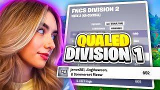 I Qualed For Division 1 of FNCS!