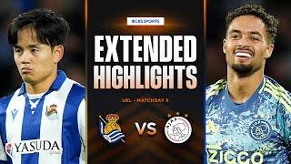 Real Sociedad vs. Ajax: Extended Highlights | UEL League Phase MD 5 | CBS Sports Golazo - Europe