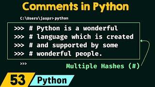 Comments in Python