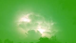 Lightning Thunder Effects | Thunder storm lightning with clouds green screen #Cloud #Thunder #storm