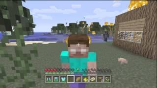 Minecraft xbox 360 Herobrine troll ( Hilarious ) Watch till the end