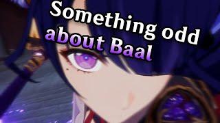 Something odd about Raiden Baal *Cutscene spoilers* | Genshin Impact Theory & Lore