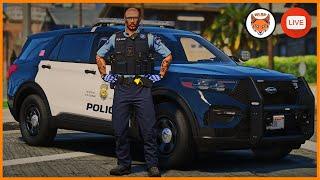 Live GTA 5 RP Patrol with the Police Chief (FiveM LEO RP)