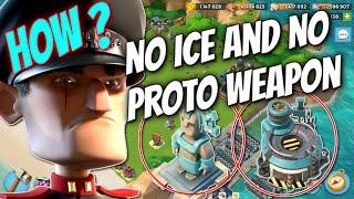 Defending Hammerman all Stages with no ice and no prototype weapon - Boom Beach Strategy