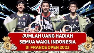 JOJO DAPAT UANG FANTASTIS! Hadiah Uang Wakil Indonesia Di France Open 2023