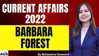 BARBARA FOREST | TEAK | SAL | CURRENT AFFAIRS | ACS