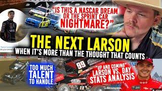 LOOK-A-LIKE: Corey Day & Kyle Larson "early" stats looked at - as NASCAR rumbling's gets louder.