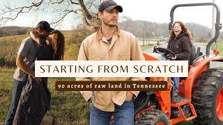 We Bought 90 Acres of Raw Land and Moved to Tennessee .. omg