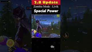 2.8 update Zombie mode Special Power #shorts #pubg #bgmi