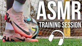 ASMR Individual Training Session For Soccer / Football In Nike Mercurial Superfly 9