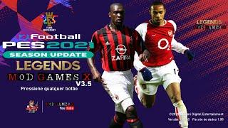   LIVE PES 2021 Legends Patch 3.5 "Classic patch ModGamesX LEGENDS Gameplay PATCH V3.5