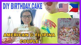 CELEBRATING MY 38TH BIRTHDAY WITH MY LOVE  | VANILLA CAKE  | American & Filipina Couple