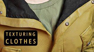 Worn Fabrics And Stitches - Texturing John