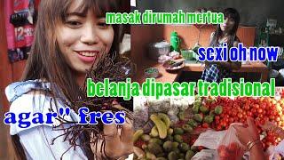 Sepenggal kisah tkw saat cuti ||belanja kepasar||memasak dirumah mertua||