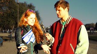 Asking DUMB questions at March for Israel D.C