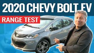 2020 Chevy Bolt EV Highway Range Test @ 70 mph.