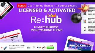 How to Make an Affiliate Price Comparison Website with WordPress, ReHub Theme Download 2021