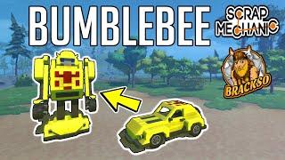 EPIC Walking and Transforming G1 Bumblebee in Scrap Mechanic!