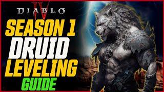 Season 1 Druid Leveling Guide (1-50!) New Best Aspects & Fastest Leveling // Diablo 4 Druid Guide