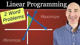 Linear Programming Optimization (2 Word Problems)