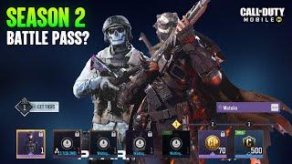 Season 2 Battle Pass Characters & Guns Leaks COD Mobile - CODM BP Vault  & S2 Theme