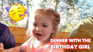 DINNER WITH THE BIRTHDAY GIRL | WRAPPING PRESENTS | Family 5 Vlogs