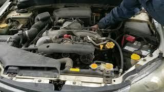 Subaru ej253  intermitent idle  misfire rough idle fixed: EGR valve stuck open