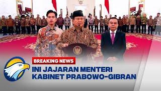 BREAKING NEWS - LENGKAP! Nama-Nama Menteri 'Kabinet Merah Putih' Prabowo-Gibran