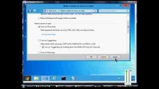 How to use sticky keys in Microsoft Windows Server 2012