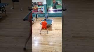 Drop-shot after pressure  #ball #competition #pingpong #sports #tabletennis #tournament #shorts