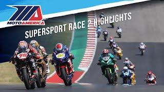 Supersport Race 2 at Circuit of the Americas 2024 - HIGHLIGHTS | MotoAmerica